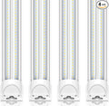 Barrina 8FT LED Shop Light, 100W 15000LM 5000K, V Shape Integrated T8 LED by Barrina