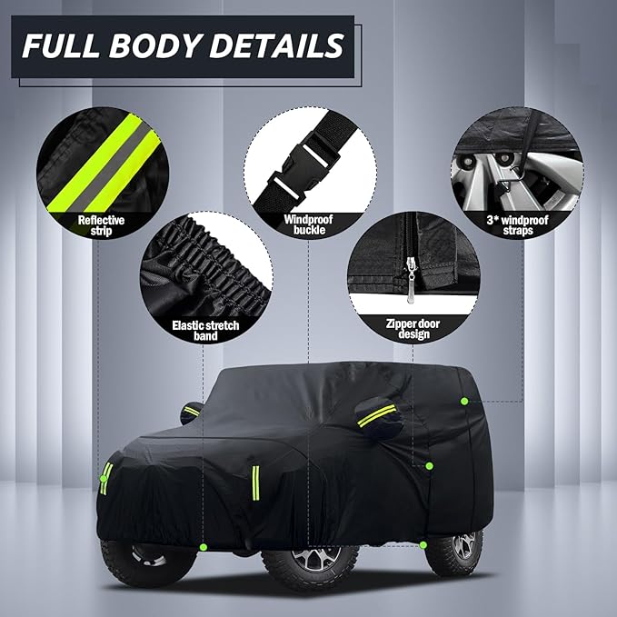 Migaven 6 Layers Car Cover Custom Fit - Image 3