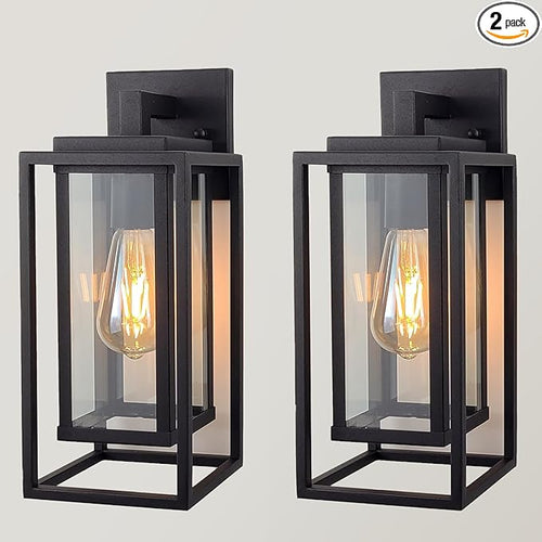 14" Outdoor Wall Light Fixtures Waterproofed Exterior Lantern W/Sturdy by ZMKMOK