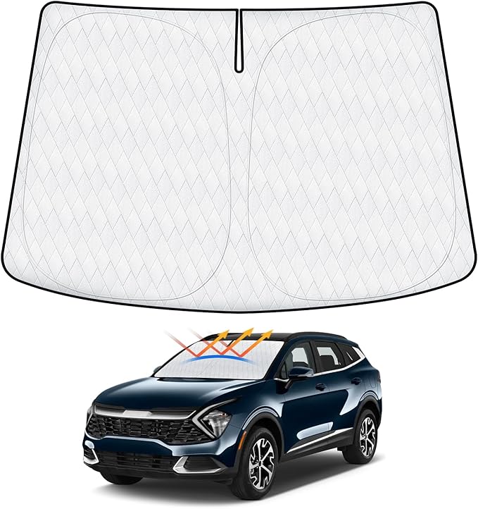 Cartist 5-Layer Windshield Sun Shade Custom Fit by cartist