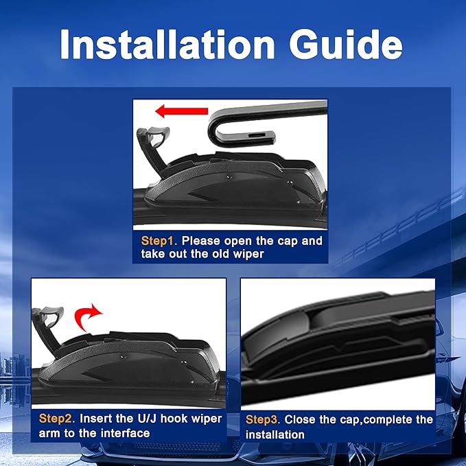 Windshield Wiper Blade Set Replacement - Image 3