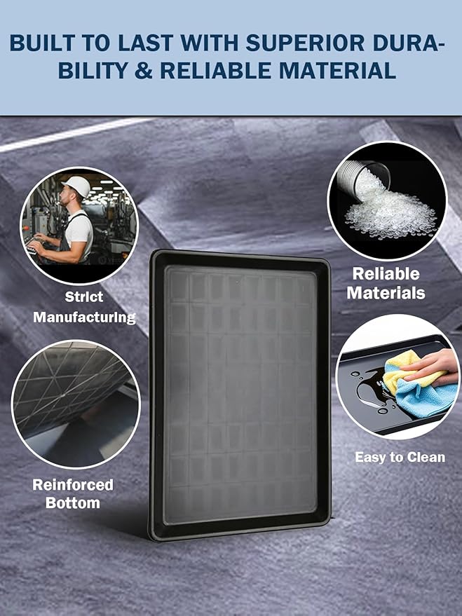 6Pack Extra Large Oil Drip Pan 35.4 x 24 x1.4 Inches Oil Change Drain Drip Tray - Image 3