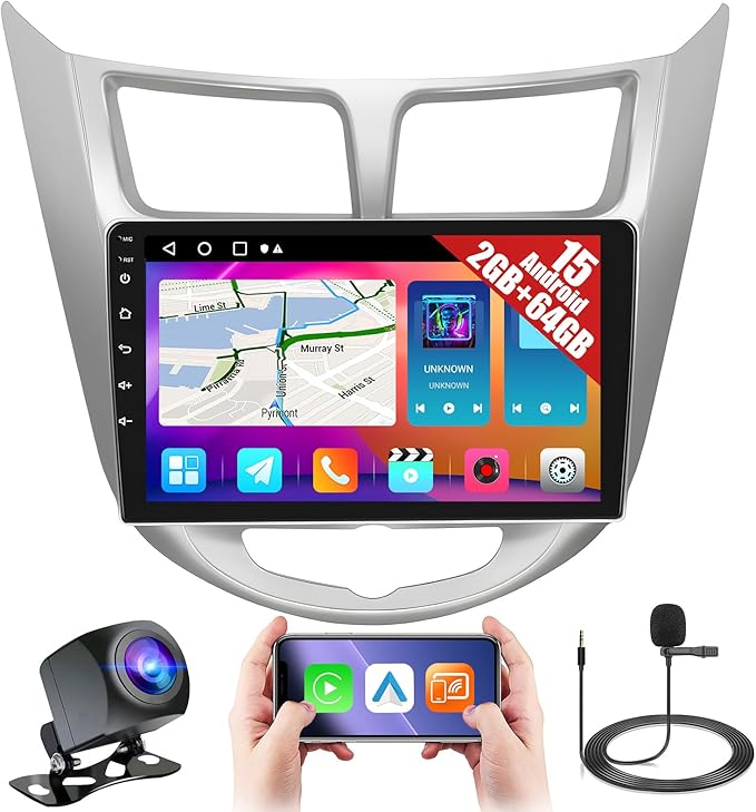 Android 15 Car Stereo for Hyundai Accent 2010-2016 by Realdio