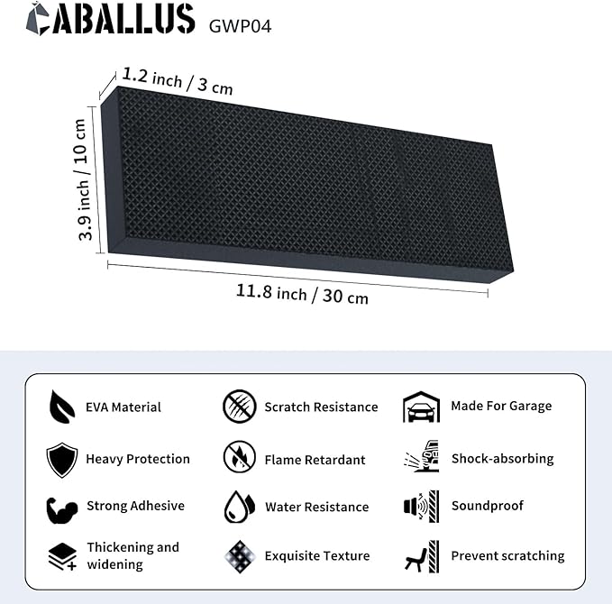 GWP04 Garage Wall Protector Car Door Protectors, Garage Accessories, Parking - Image 2