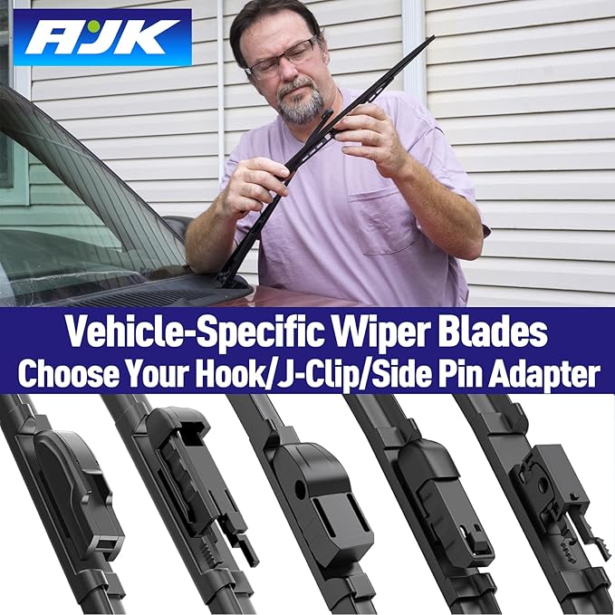 AJK Wiper Blades for Honda HR-V 2023 2024 2025, 3 Piece All Weather OEM Quality - Image 5