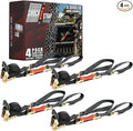 Ratchet Strap, 7’ x 1.5" Shock Absorbing Heavy Duty Tie downs by SHOCKSTRAP