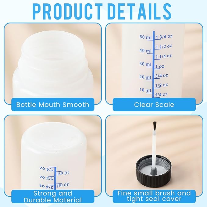 Mumufy 240 Pcs Touch up Paint Bottles - Image 6