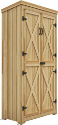 Outsunny Wooden Garden Shed, Outdoor Storage Cabinet by Outsunny