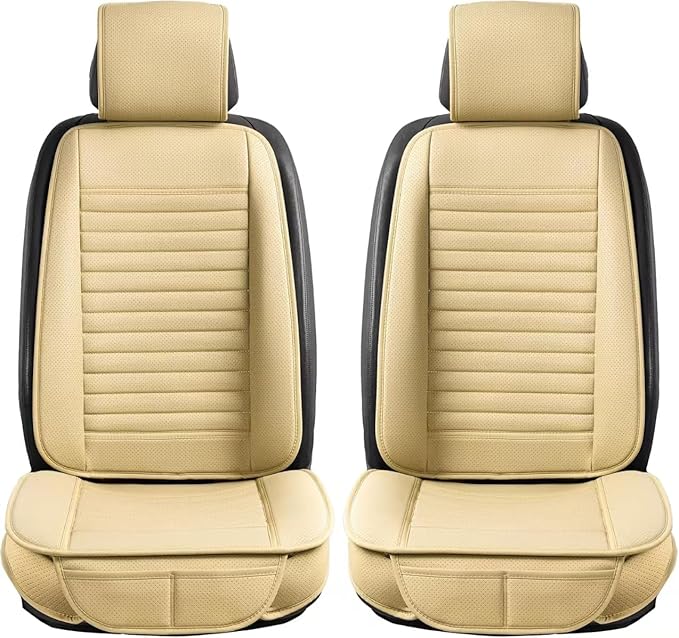 2pc Car Seat Covers, Luxury Car Protectors, Universal Anti-Slip Driver Seat - Image 2