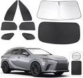 TINGLU Window Shades for Lexus RX 2023 2024 2025 Accessories Car Side Full by TINGLU