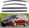 Window Visors Rain Guards Shield by YQAUTEC