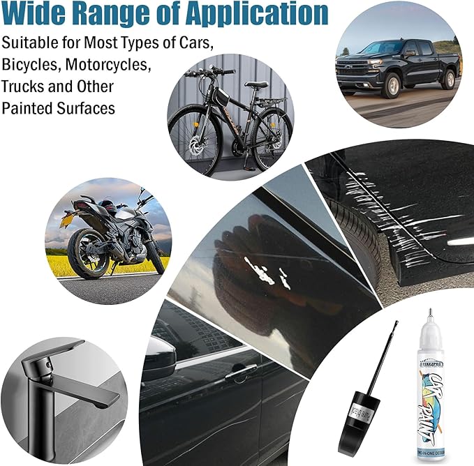 Black Touch Up Paint for Cars, Car Paint Scratch Repair Pen, Color Accurate - Image 6
