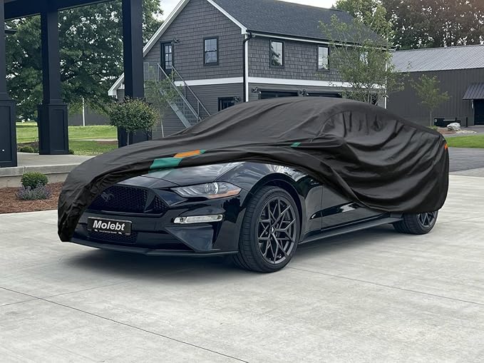 Car Cover for Ford Mustang Coupe/Convertible Fit 1964-2024 Mustang GT Cobra - Image 5