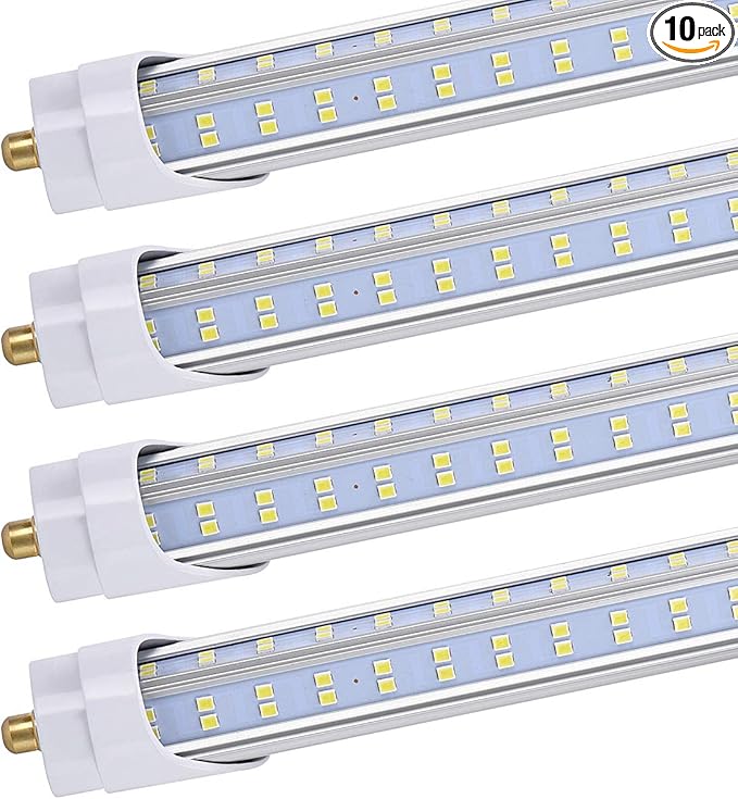 20 Pack, 8 Foot LED Bulbs, 150W 19000lm 6000K, Super Bright, T8 T10 T12 LED by DOUYIDOUBEST-LEDLIGHTING