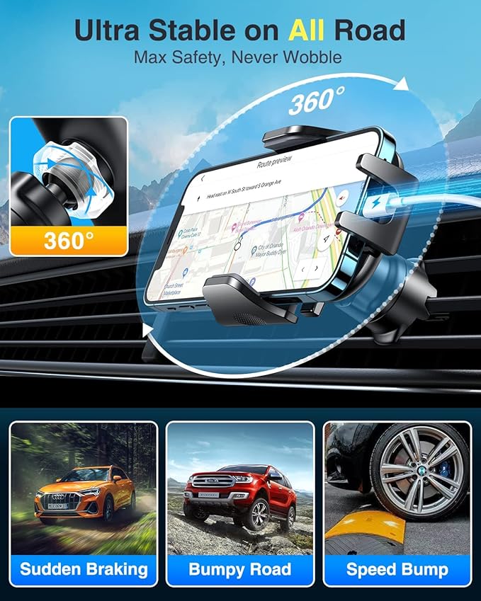 Car Phone Holder VANMASS Cell Phone Mount - Image 8