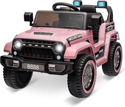 12V Kids Ride on Truck Car, 4 Wheeler Electric Vehicles by HetoyRideon