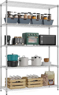 MZG 1750 lbs 5 Tier Storage Rack Metal Wire Shelving Unit, Storage Standing by MEIGAOPLASTICANDMETALHKCOLIMITED