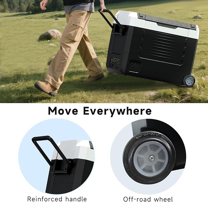 SubSun12V Cooler Car Fridge, 48QT -4℉~68℉ Fast Cooling Car Refrigerator - Image 6