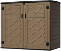 Resin Outdoor Storage Shed, Outdoor Storage Box Waterproof by Mrosaa