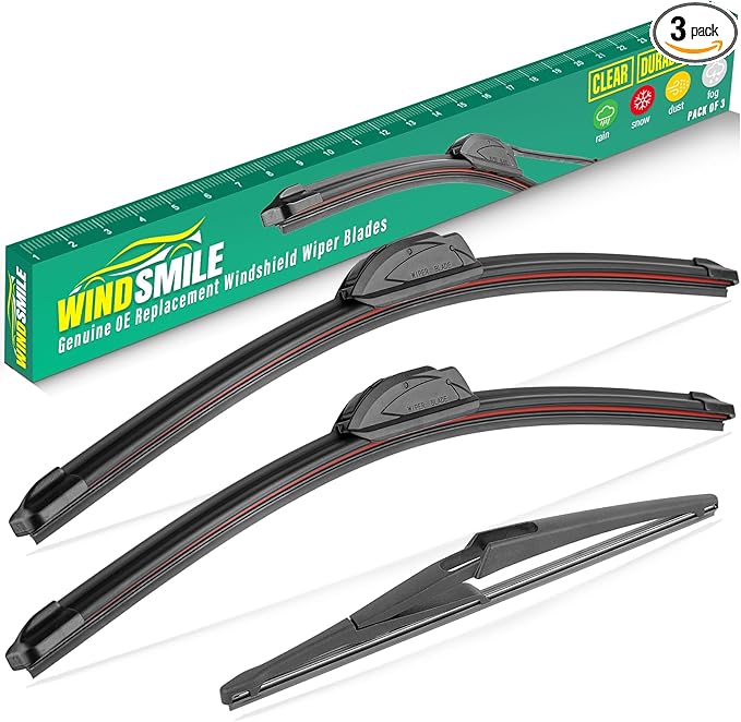 22" 14" 12" Windshield Wiper Blades Replacement by WINDSMILE
