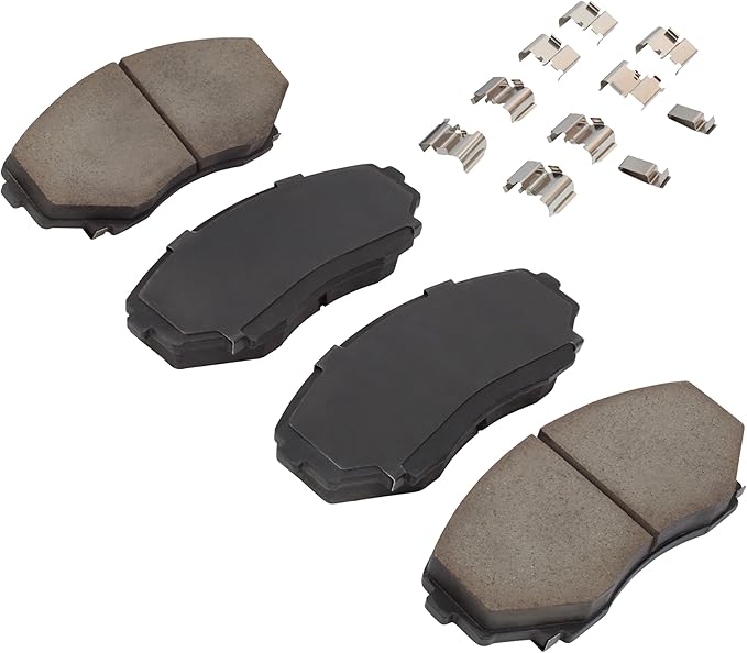 Premium Ceramic Front Brake Pads Compatible - Image 2
