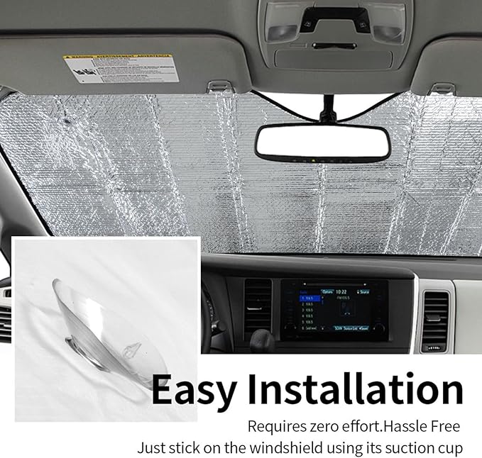 Beautiful Butterfly Car Sun Shade Windshield Sunshade Foldable Front Window - Image 6