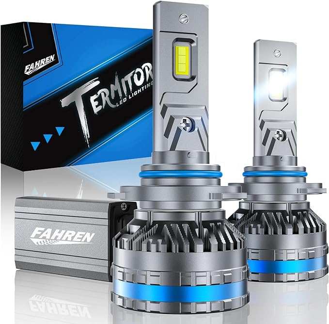 FAHREN 9005/HB3 Lights Bulbs, 120W 55000 Lumens Bright Lighting Bulb, 6500K by Fahren