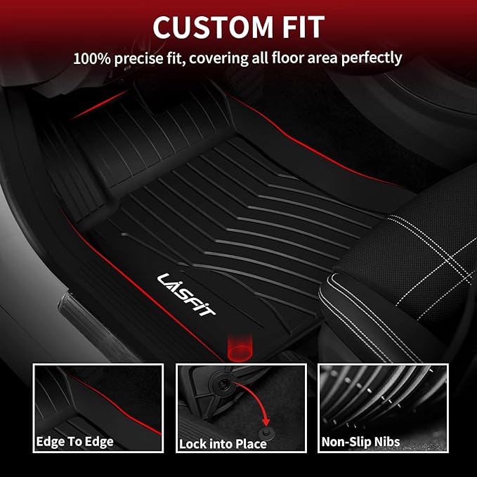 LASFIT Floor Mats for Mercedes Benz CLA 2014-2019 & GLA 2015-2020 250/45 AMG - Image 2