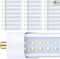 25-Pack, 8 Foot LED Bulbs, 100W 15000lm 6000K Cold White, Super Bright by DOUYIDOUBEST-LEDLIGHTING