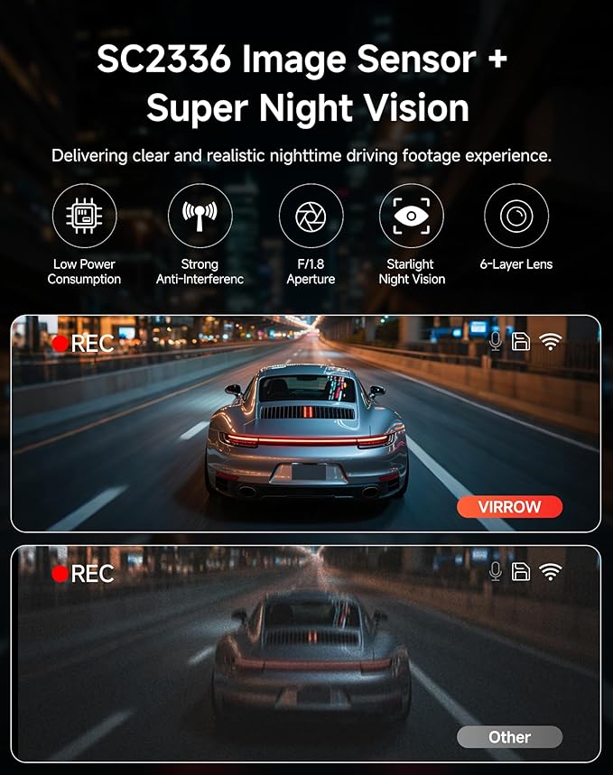Dash Cam Front and Rear: 4K+2K Dash Camera - Image 4