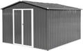 12 x 10 FT Metal Garden Shed, Outdoor Storage Shed by Hipicute