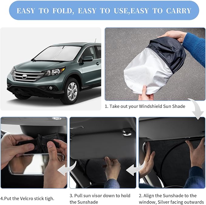 for Toyota RAV4 Sun Shade Sunshade Windshield Cover - Image 6