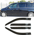 94029 Sunproof Waterproof Side Window Wind Deflector, Window Visor fit by Puermto
