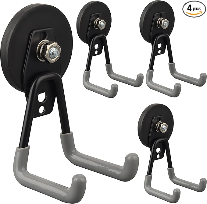ULIBERMAGNET Heavy Duty Magnetic Hooks, Strong Large Magnet Hooks by ULIBERMAGNET