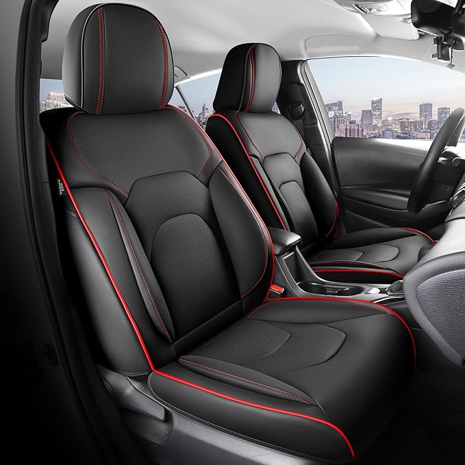 FREESOO Car Seat Covers Front Seats 2PCs, Waterproof Automotive Seat Covers by FREESOO