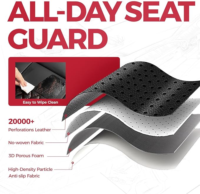 FREESOO Seat Covers for Honda CRV, Custom Fit Car Seat Covers for CRV LX EX - Image 4