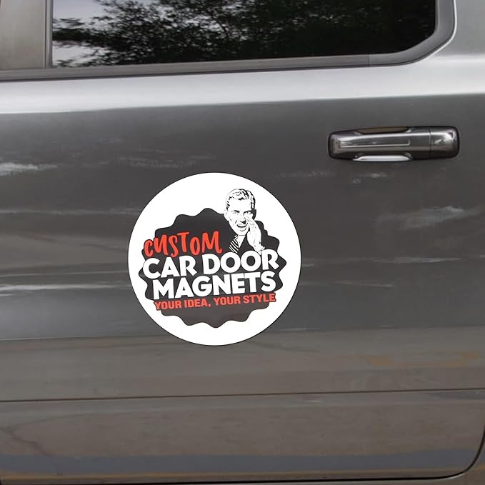 Custom Car Magnet Signs for Businesses 2 pk by Unknown