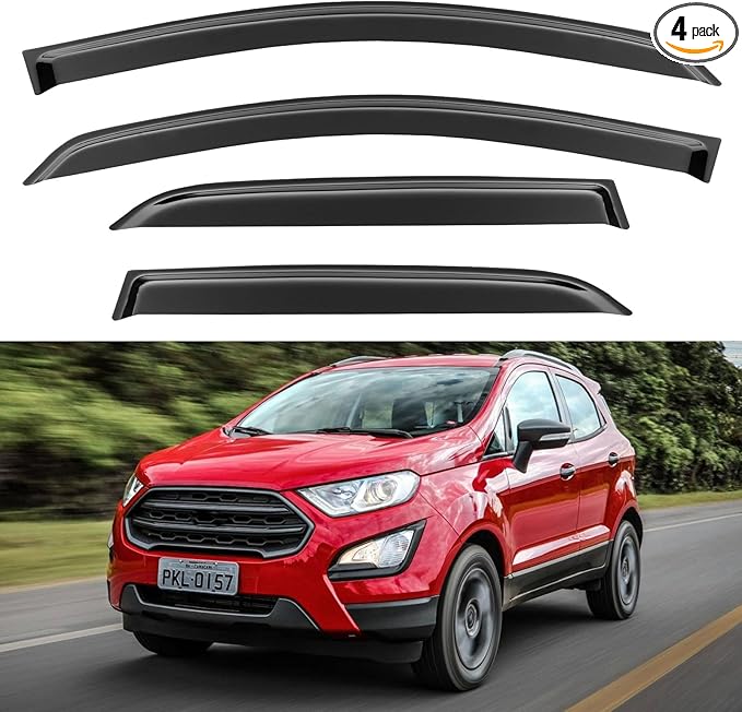 Window Visors Rain Guards for Ford EcoSport 2018 2019 2020 2021 2022, by YQAUTEC