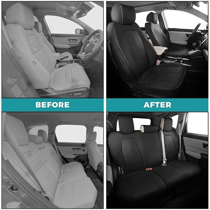for Honda CRV Seat Covers Custom Fit 2017-2022 EXL EX LX Sport, Hybrid - Image 5