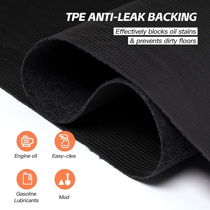 36"x60" Garage Floor Mat & Oil Spill Mat, Heavy Duty Under Car Mat - Image 4