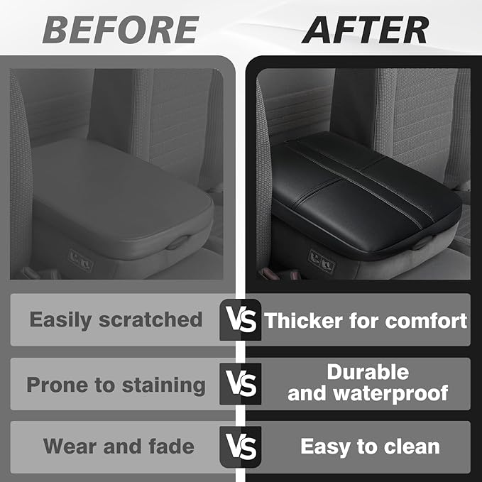 Muslogy Center Console Armrest Cover Compatible - Image 7