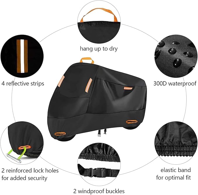 Bike Cover Outdoor Storage Waterproof - Image 4
