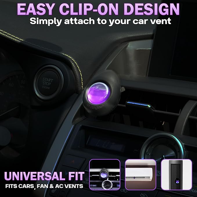 Air Jungles Car Air Freshener Vent Clip 3 Count, Lavender Scent, 4 ml Each - Image 6