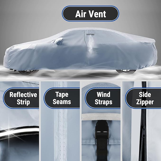 iCarCover Fits 1998-2002 Pontiac Trans AM Car Cover Automobiles Form-Fit Padded - Image 5
