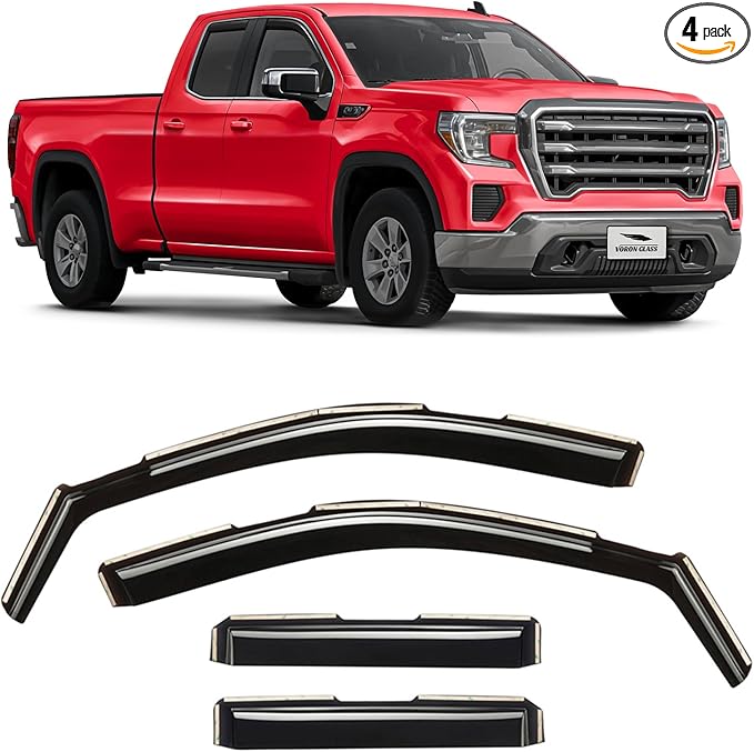 Voron Glass in-Channel Extra Durable Rain Guards by VoronGlass-highqualityautoaccessories