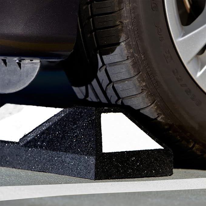 SmartSign Rubber Parking Curb, Heavy Duty Parking Stops - Image 4