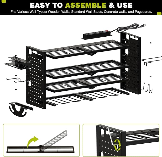 Power Tool Organizer Wall Mount - Image 7