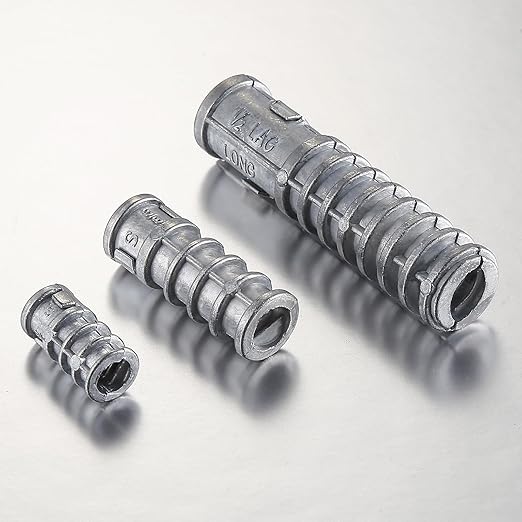Wensilon 5/16 * 1-1/4 Lag Shield Anchor Long Zinc Alloy Bolts Concrete Anchors - Image 5
