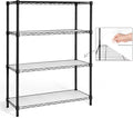 CAPHAUS NSF Adjustable Height Wire Shelving Unit w/Liner, Basement Storage by CAPHAUS