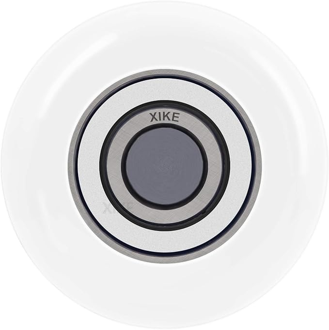 XiKe 10 Pack White 2" Nylon Garage Door Roller 4" Stem, Quiet/Durable and High - Image 3